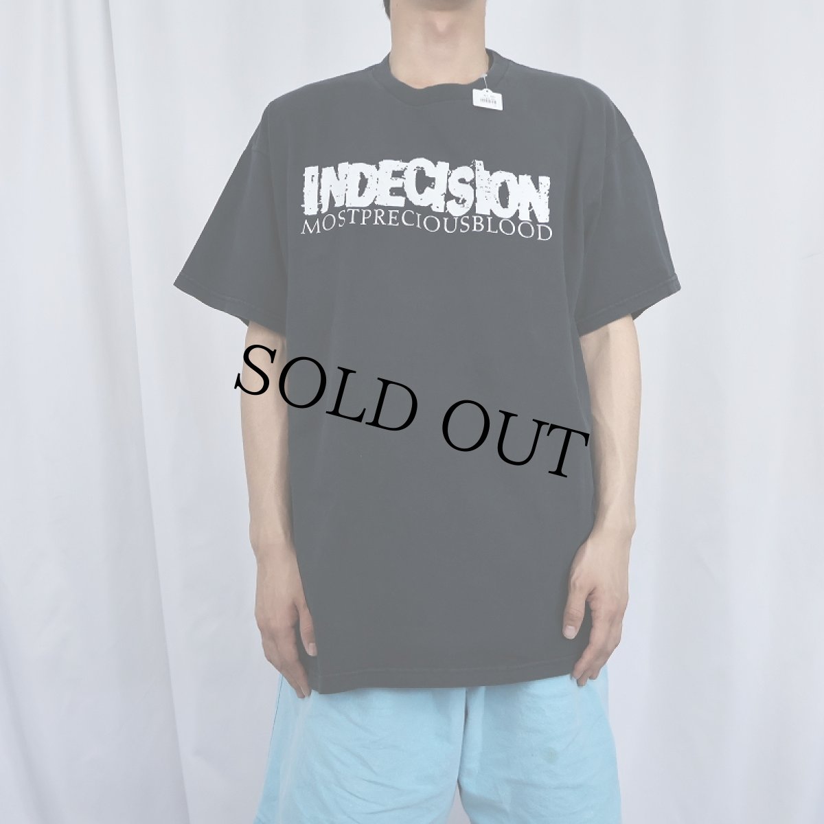 画像3: INDECISION "Most Precious Blood" ハードコアパンクバンドTシャツ BLACK XL (3)