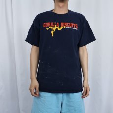 画像3: GORILLA BISCUITS "Hold Your Ground" ハードコアパンクバンドTシャツ NAVY (3)