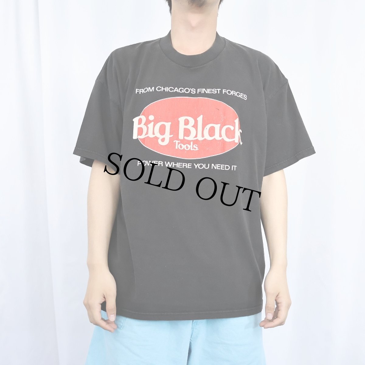 画像2: 90's Big Black USA製 "Tools" パンクロックバンドTシャツ XL (2)