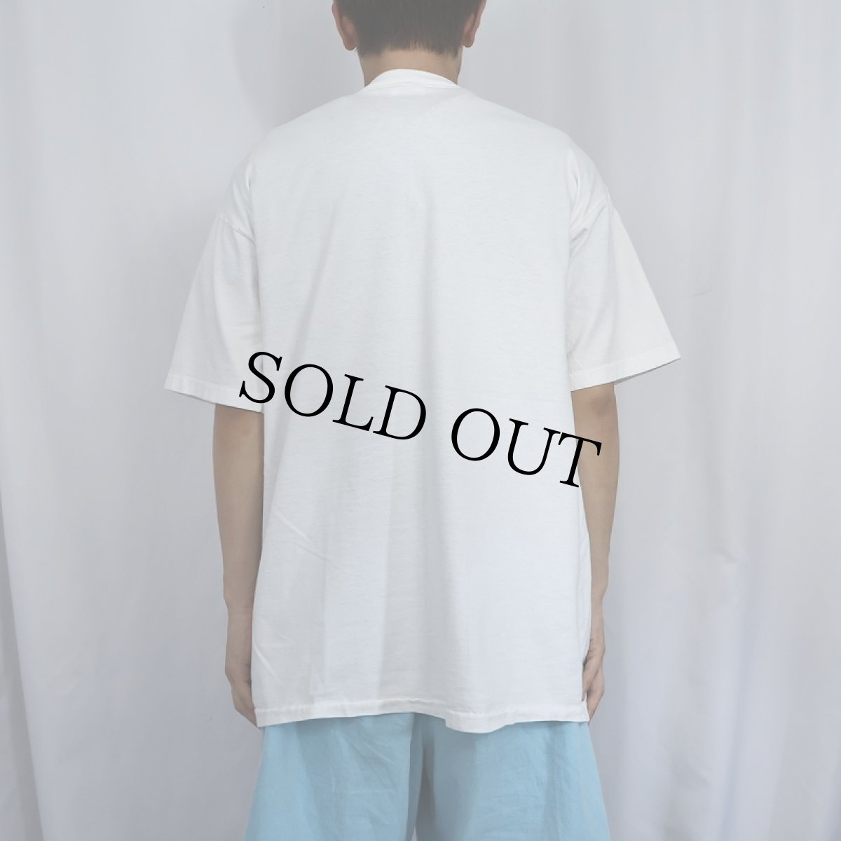 画像3: 90's LEONARDO DA VINCI USA製 "Mona Lisa" アートプリントTシャツ XL (3)