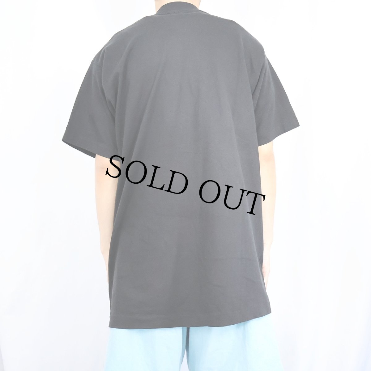 画像3: 90's WILLIAM WEGMAN USA製 アートプリントTシャツ BLACK XL (3)