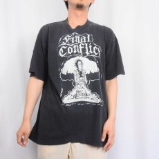 画像2: FINAL CONFLICT USA製 ハードコアパンクバンドTシャツ XL (2)
