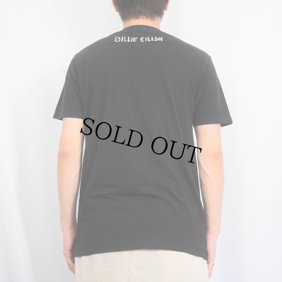画像3: Billie Eilish "When We All Fall Asleep, Where Do We Go?" ミュージシャンフォトプリントTシャツ BLACK M (3)