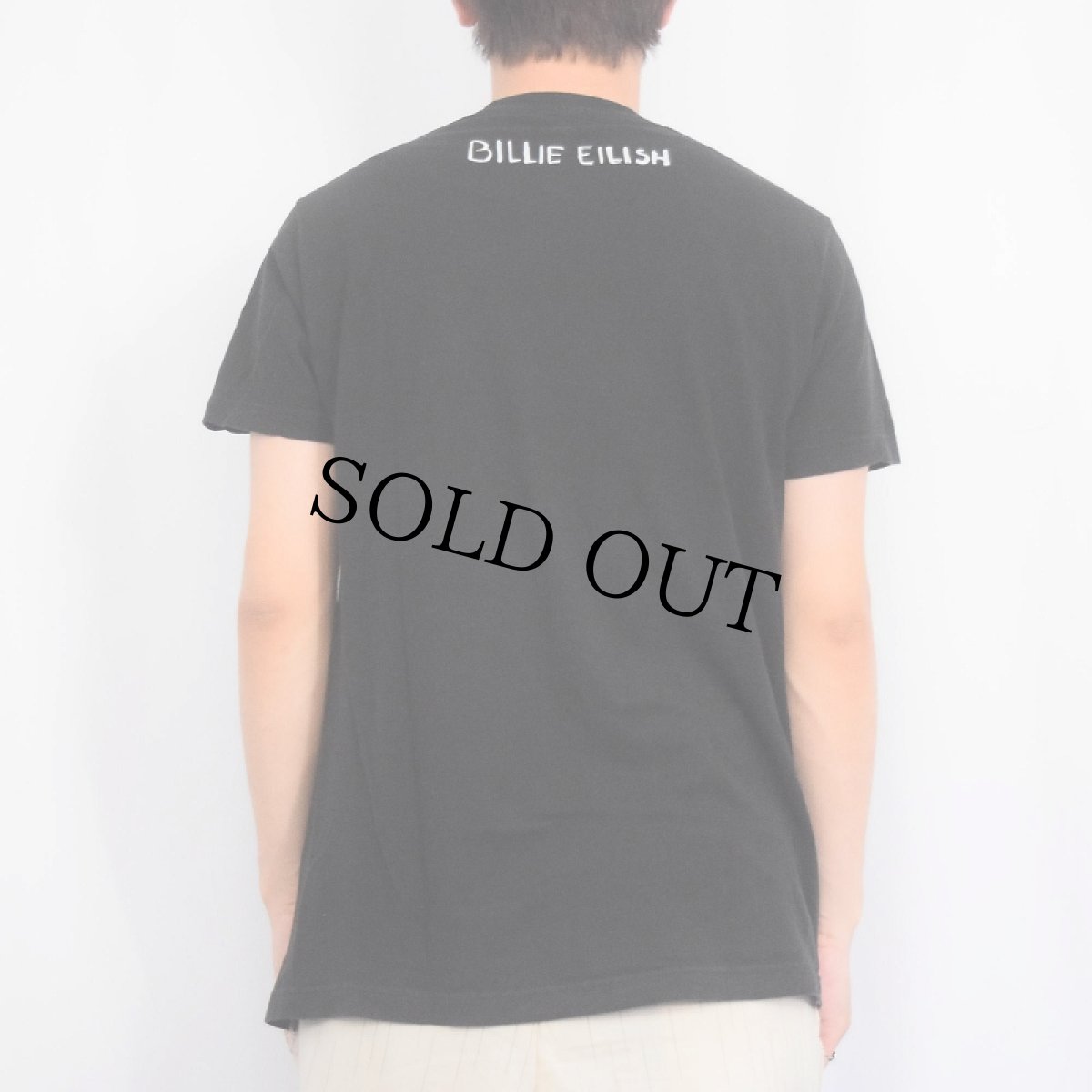 画像3: Billie Eilish "When We All Fall Asleep, Where Do We Go?" ミュージシャンフォトプリントTシャツ BLACK M (3)