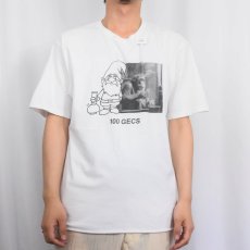 画像3: 100 GECS "100 gecs＋Nothing=EVERYTHING" カットオフ ハイパーポップデュオTシャツ L (3)