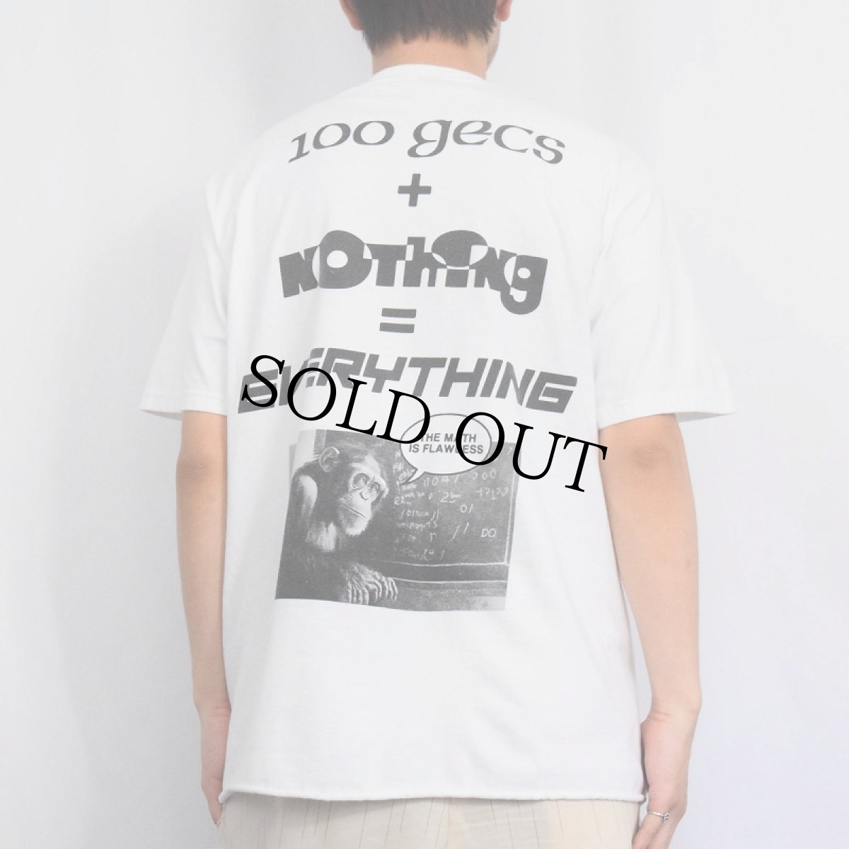画像4: 100 GECS "100 gecs＋Nothing=EVERYTHING" カットオフ ハイパーポップデュオTシャツ L (4)