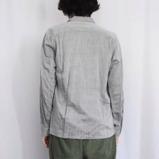 画像3: 60's Designes by CAMPUS USA製 刺繍入り オープンカラーシャツ M (3)