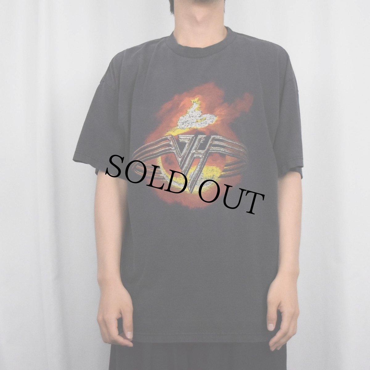 画像3: 2004 VAN HALEN ハードロックバンドツアーTシャツ XL (3)
