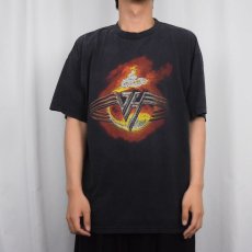 画像3: 2004 VAN HALEN ハードロックバンドツアーTシャツ XL (3)