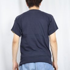 画像4: 90's U.S.NAVY ダブルフェイス リバーシブルTシャツ NAVY MEDIUM (4)