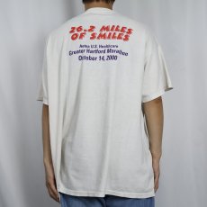 画像3: 2000's Greater Hartford Marathon "26.2 MILES OF SMILES" マラソン大会プリントTシャツ XL (3)
