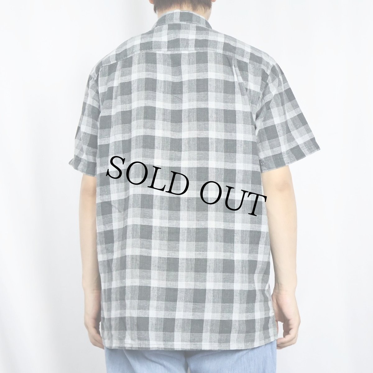 画像3: 2014SS Patagonia チェック柄 コットンシャツ M (3)