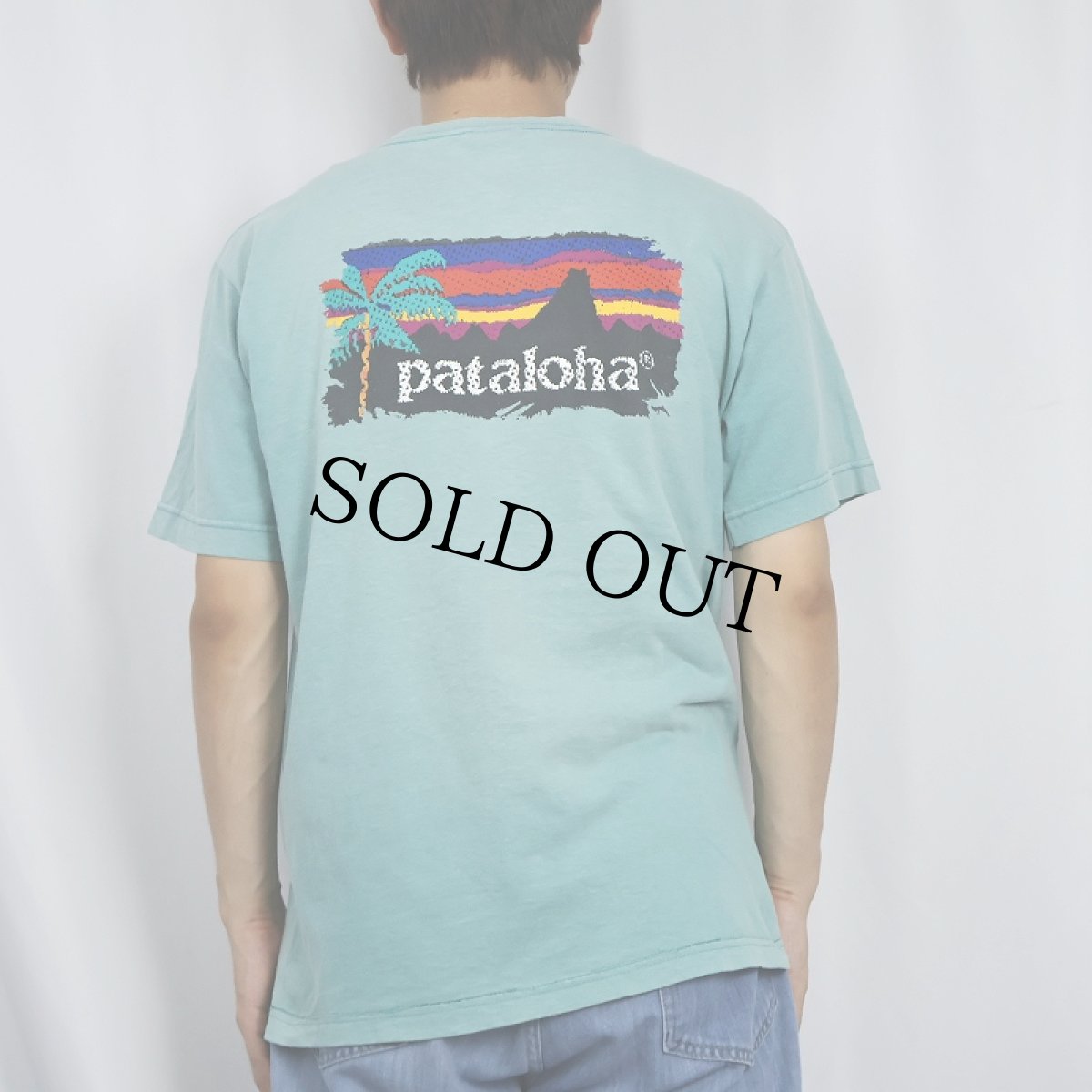 画像4: 2000's Patagonia Pataloha USA製 ロゴプリントTシャツ M (4)