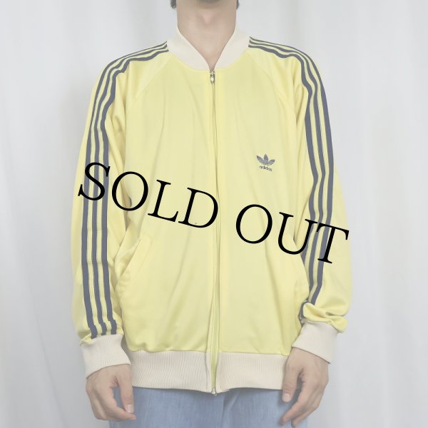 トップス adidas atptrackjacket yellow vintage 80s 80年代 80s