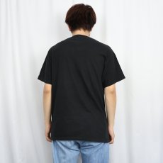 画像3: Peace Frog ピースマーク×カエル プリントTシャツ BLACK M (3)