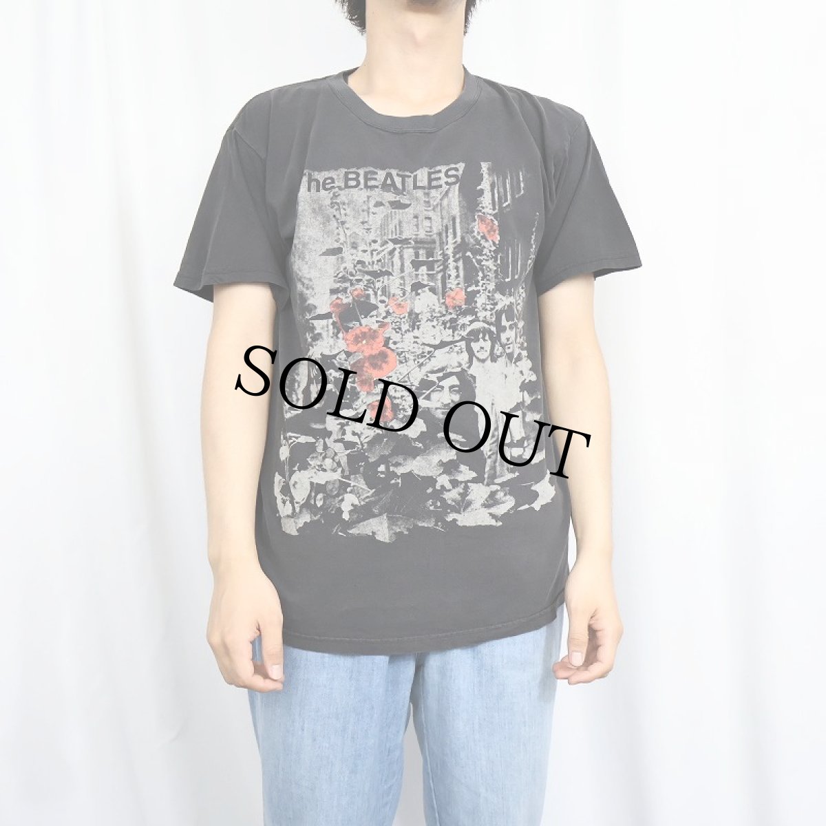 画像2: 2005 THE BEATLES ロックバンドプリントTシャツ M (2)