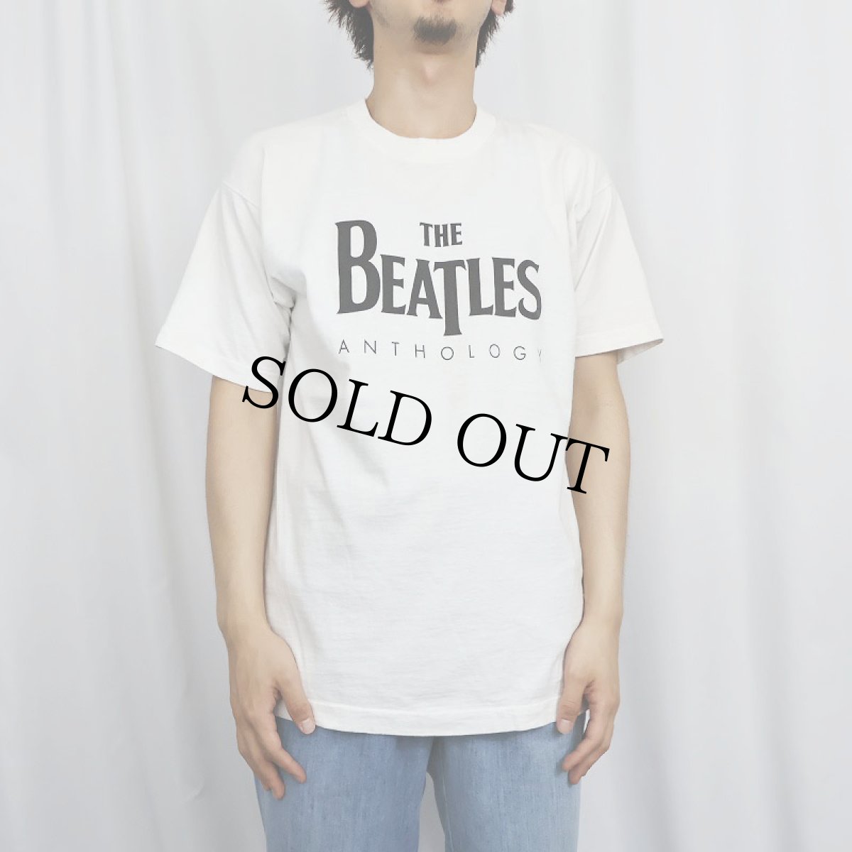 画像2: 90's THE BEATLES USA製 ロックバンドプリントTシャツ L (2)