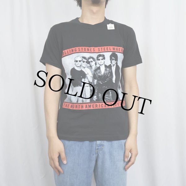 バンドTシャツ 80年代 80s ローリングストーンズ 音楽 ミュージック 黒