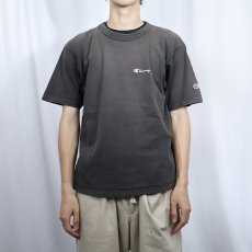 画像2: 90's Champion USA製 ロゴプリントTシャツ M (2)