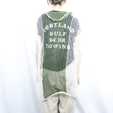 画像3: 80's〜 DANISH ARMY メッシュシャツ (3)
