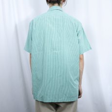 画像3: POLO Ralph Lauren "BROMLEY" ギンガムチェック柄 コットンオープンカラーシャツ M (3)