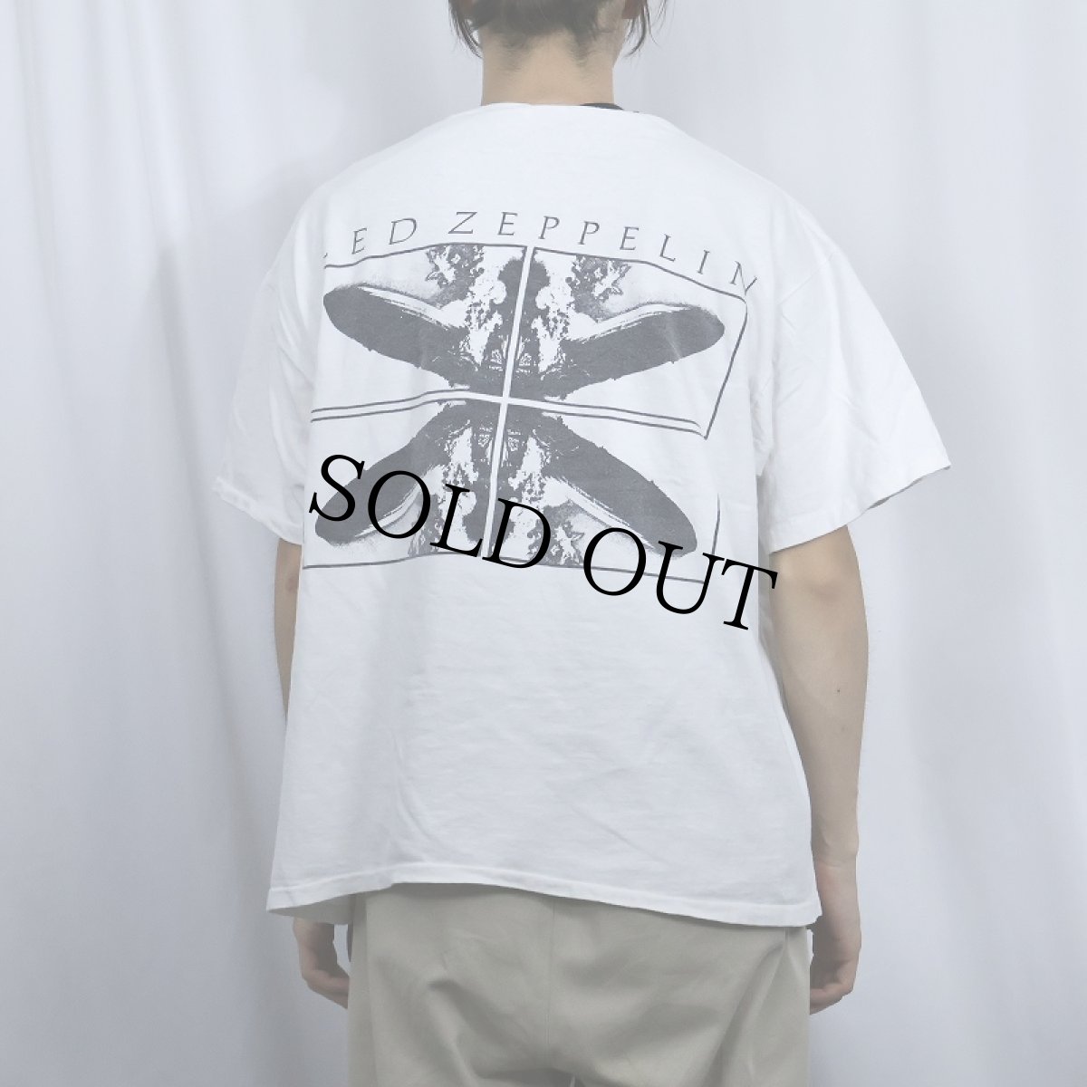 画像4: 1993 LED ZEPPELIN USA製 ロックバンドプリントTシャツ XL (4)