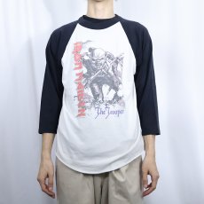 画像3: 90's IRON MAIDEN "The Trooper" ヘヴィメタルバンドラグランTシャツ M (3)