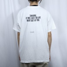 画像4: 90's Ministry of Health USA製 "SMOKING. IT WILL SUCK THE LIFE..." プリントTシャツ XL (4)