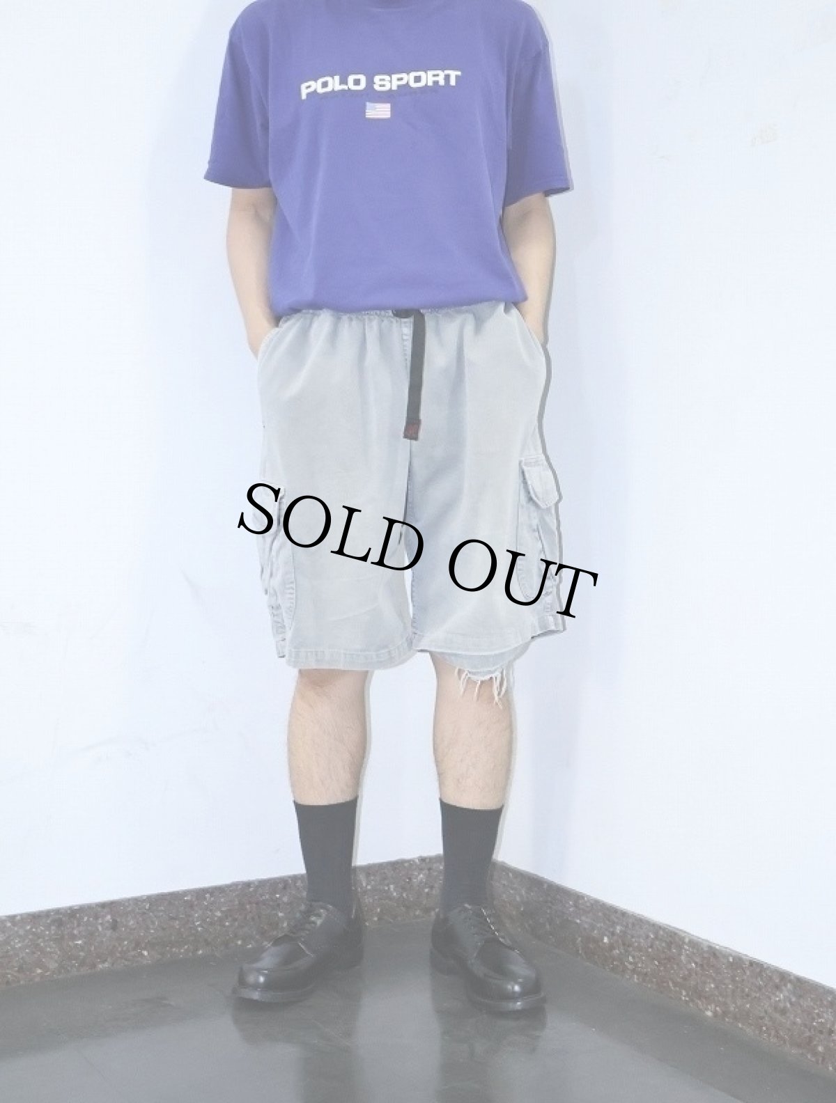 画像3: 90's GRAMICCI USA製 コットンカーゴショーツ M (3)