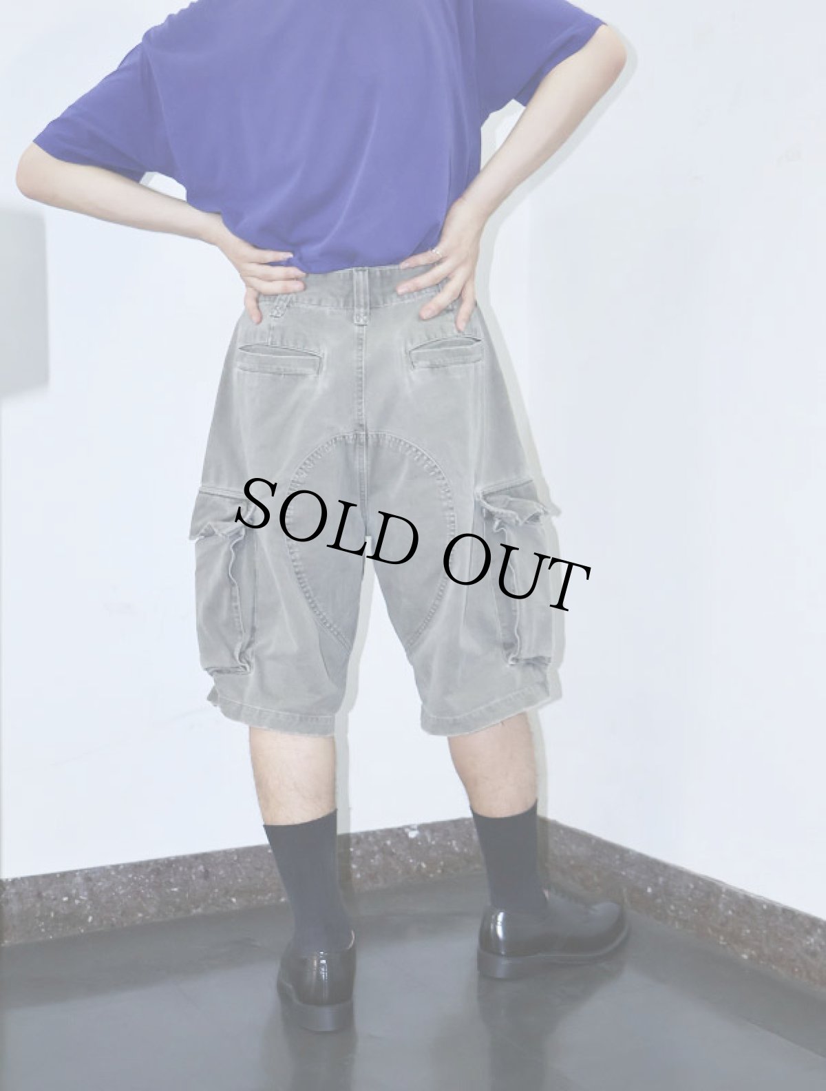 画像5: Abercrombie&Fitci コットンカーゴショーツ W34 (5)