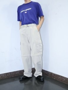 画像3: ABERCROMBIE&FITCH デタッチャブルデザイン 2WAYコットンカーゴパンツ S (3)