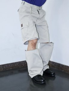 画像1: ABERCROMBIE&FITCH デタッチャブルデザイン 2WAYコットンカーゴパンツ S (1)