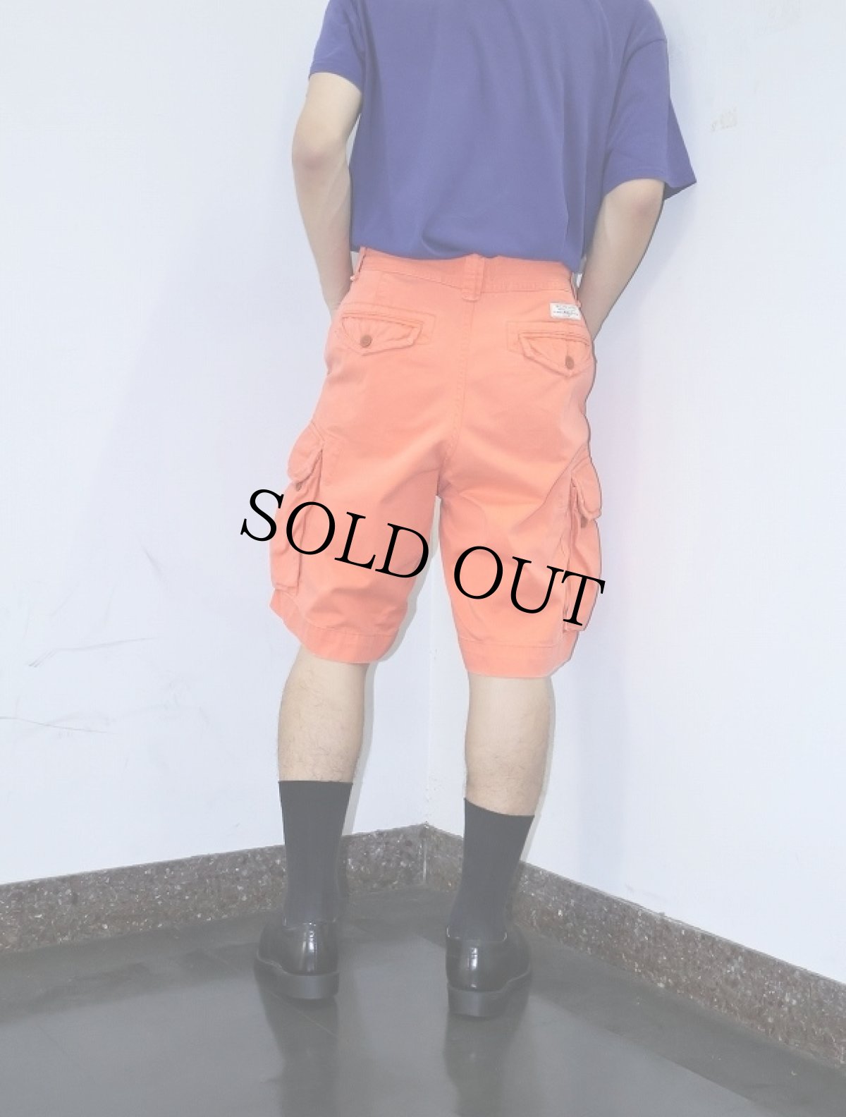 画像4: POLO Ralph Lauren "POLO CHINO" コットンチノカーゴショーツ W34 (4)