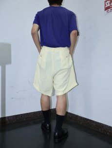 画像3: POLO Ralph Lauren "TYLER SHORT" リネン 2タックショーツ W33 (3)