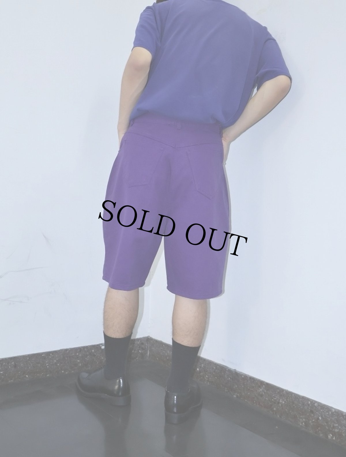 画像3: 90's AMERICAN WEEKEND カラーデニムショーツ W31 (3)