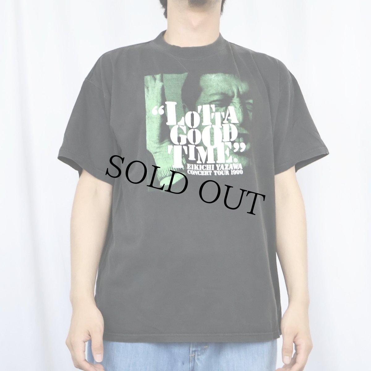画像2: 1999 矢沢永吉 "LOTTA GOOD TIME" ロックミュージシャンツアーTシャツ (2)