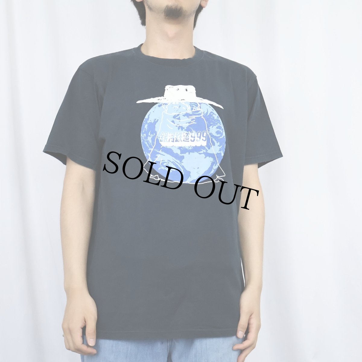 画像3: 松本零士 銀河鉄道999 アニメプリントTシャツ NAVY L (3)