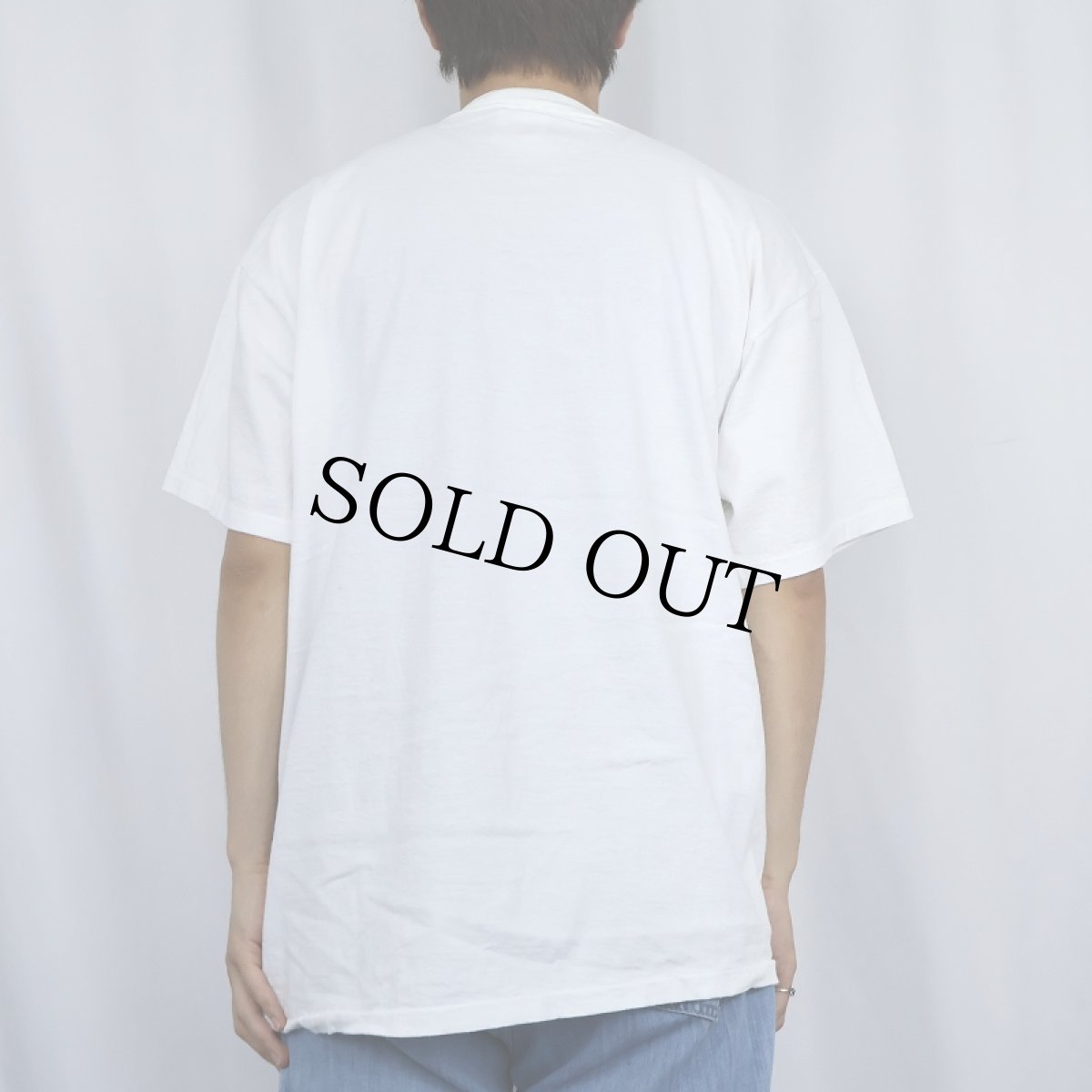 画像3: 90's Listen Honey EMERSON "cat woman" 猫イラストプリントTシャツ XL (3)