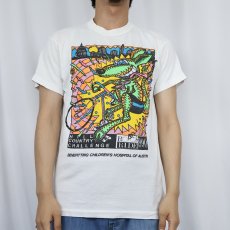 画像2: 90's KOZIK "HILL COUNTRY CHALLENGE" アートプリントTシャツ L (2)