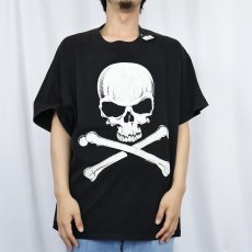 画像2: 2000's FASHION VICTIM スカルプリントTシャツ BLACK (2)