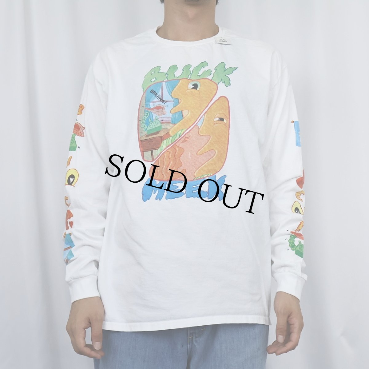 画像2: Buck Meek ミュージシャンプリントロンT (2)