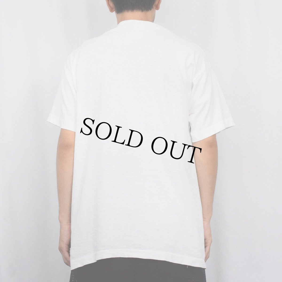 画像3: 90's USA製 ロバ シュールイラストプリントTシャツ L (3)