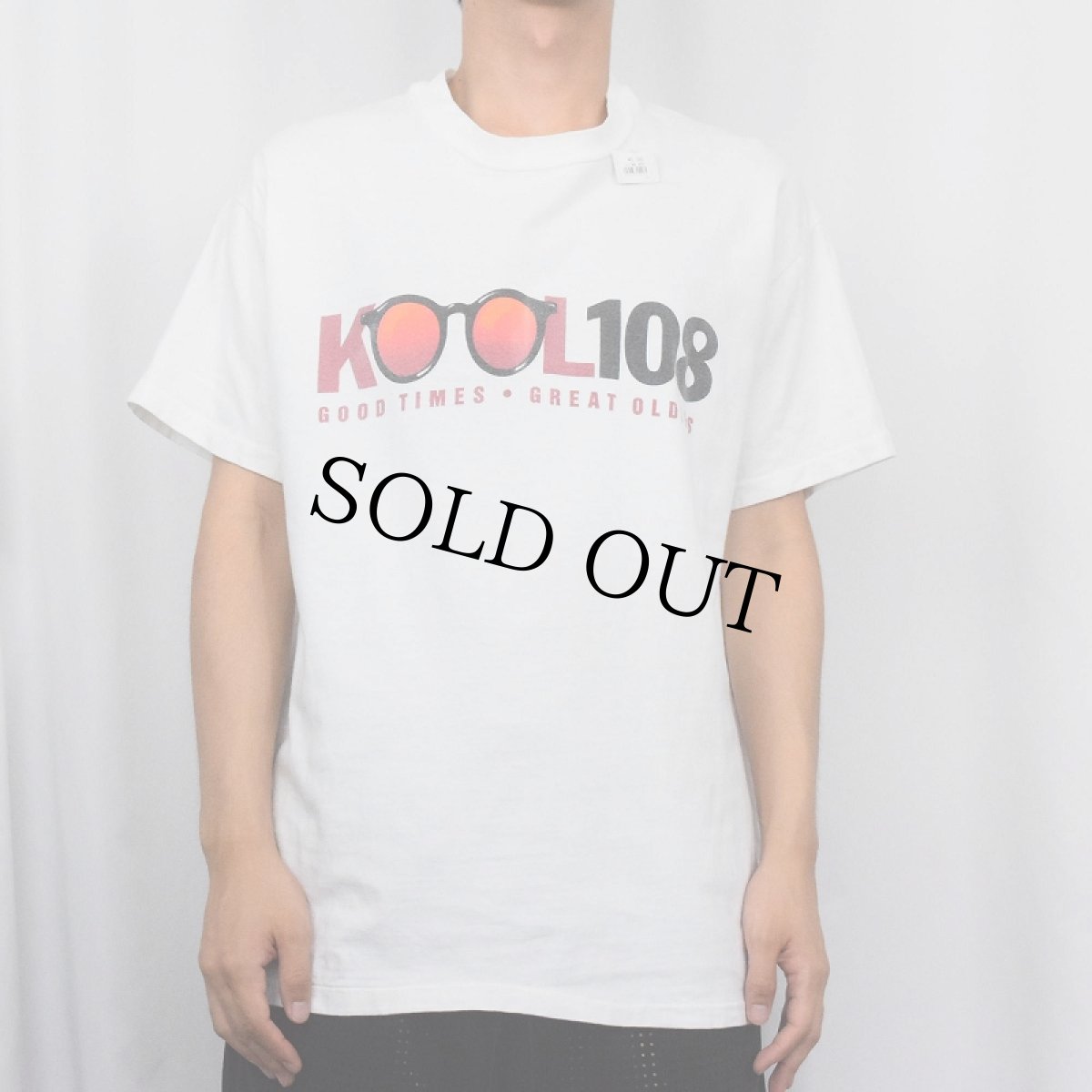 画像2: 90's KOOL 108 USA製 ラジオ局プリントTシャツ L (2)