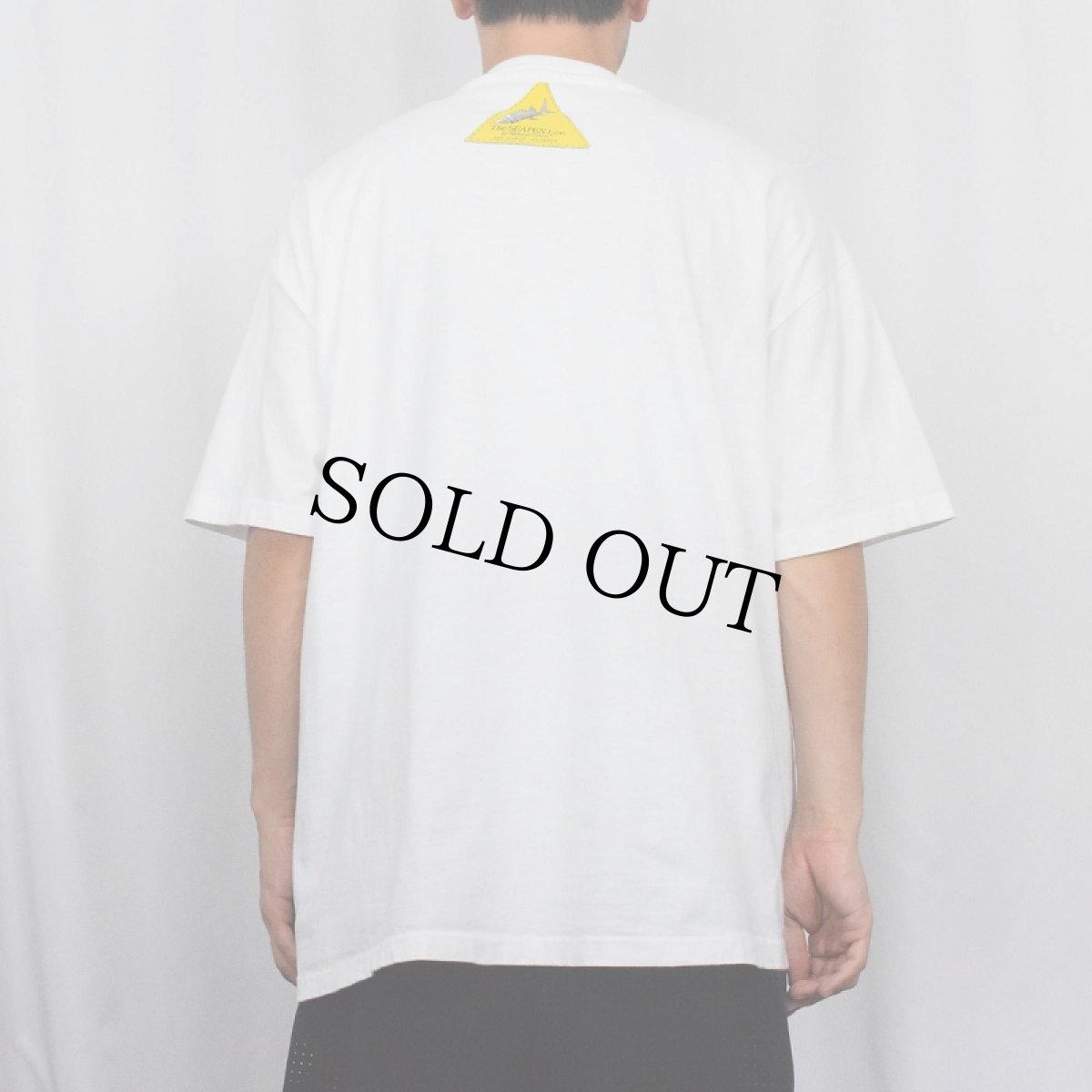 画像4: 90's USA製 "so far, so good." 魚プリントTシャツ XL (4)