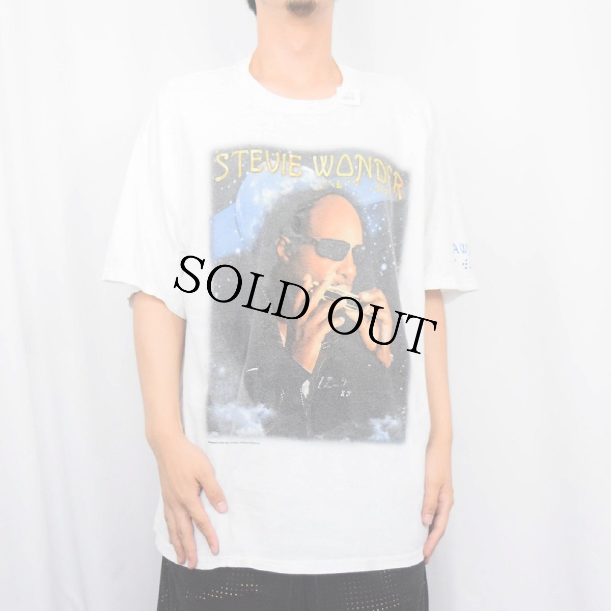画像3: 2007 STEVIE WONDER "A WONDER SUMMER'S NIGHT" ミュージシャンツアーTシャツ XL (3)