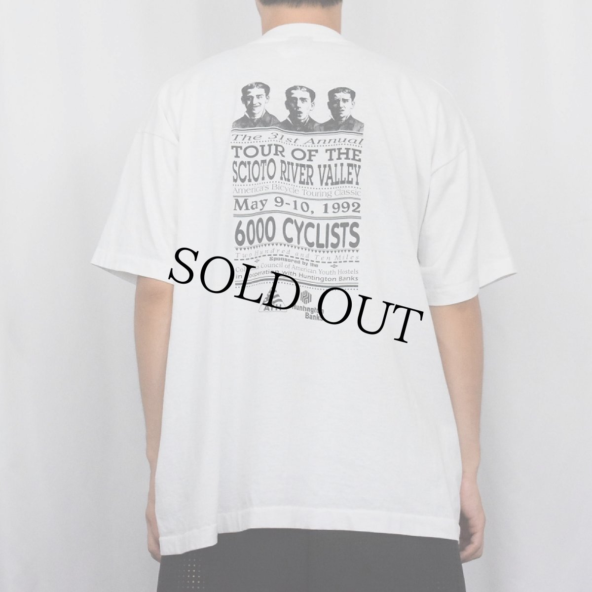 画像4: 90's TOSRV FEVER USA製 自転車ツーリングイベントプリントTシャツ XXL (4)