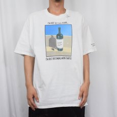 画像2: 90's Chris's Stuff "I'M NOT GETTING OLDER..." ワインプリントTシャツ XL (2)