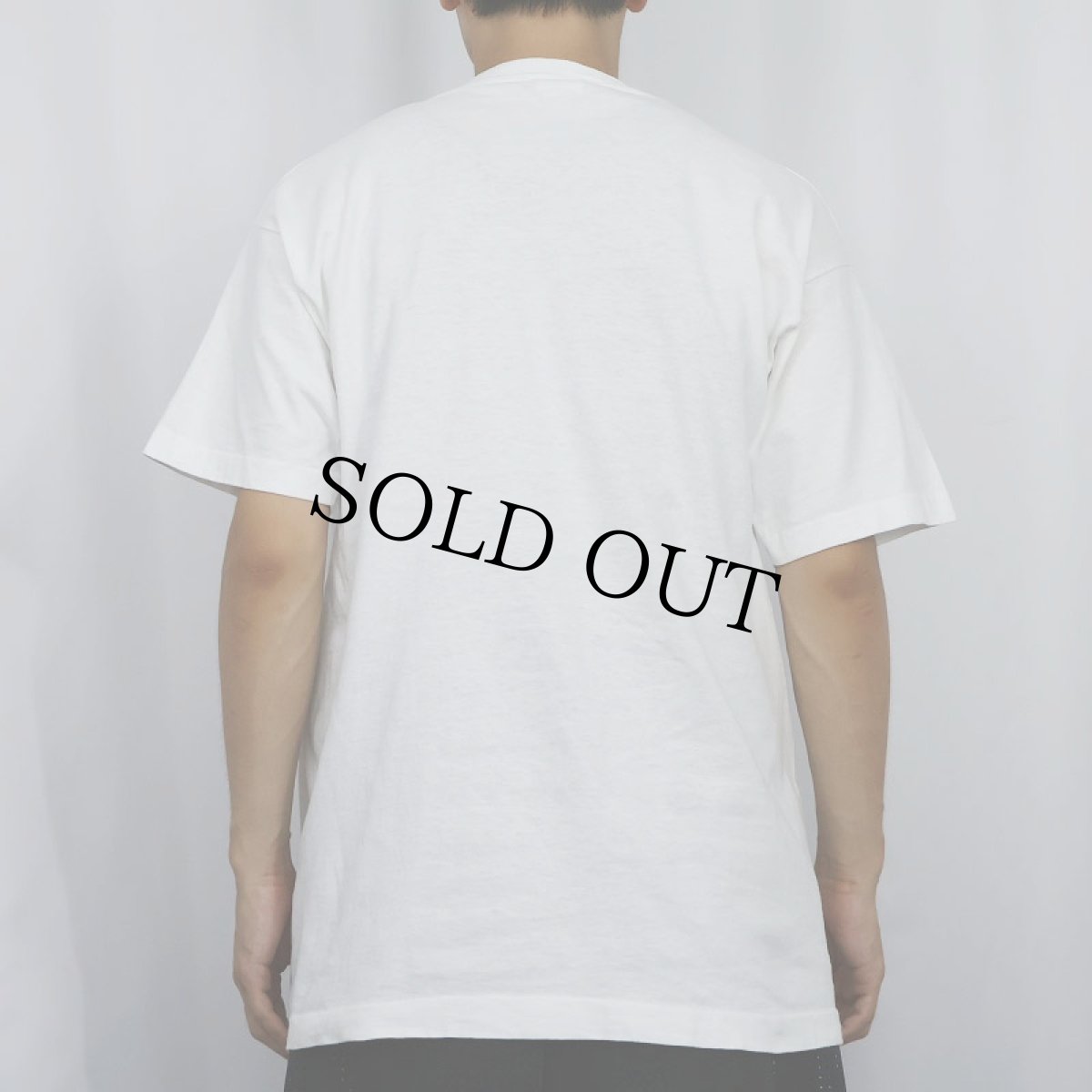 画像3: 90's evian 飲料水メーカー ロゴプリントTシャツ L (3)