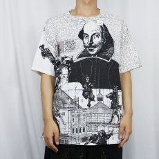 画像3: William Shakespeare "The Globe" 作家大判プリントTシャツ (3)