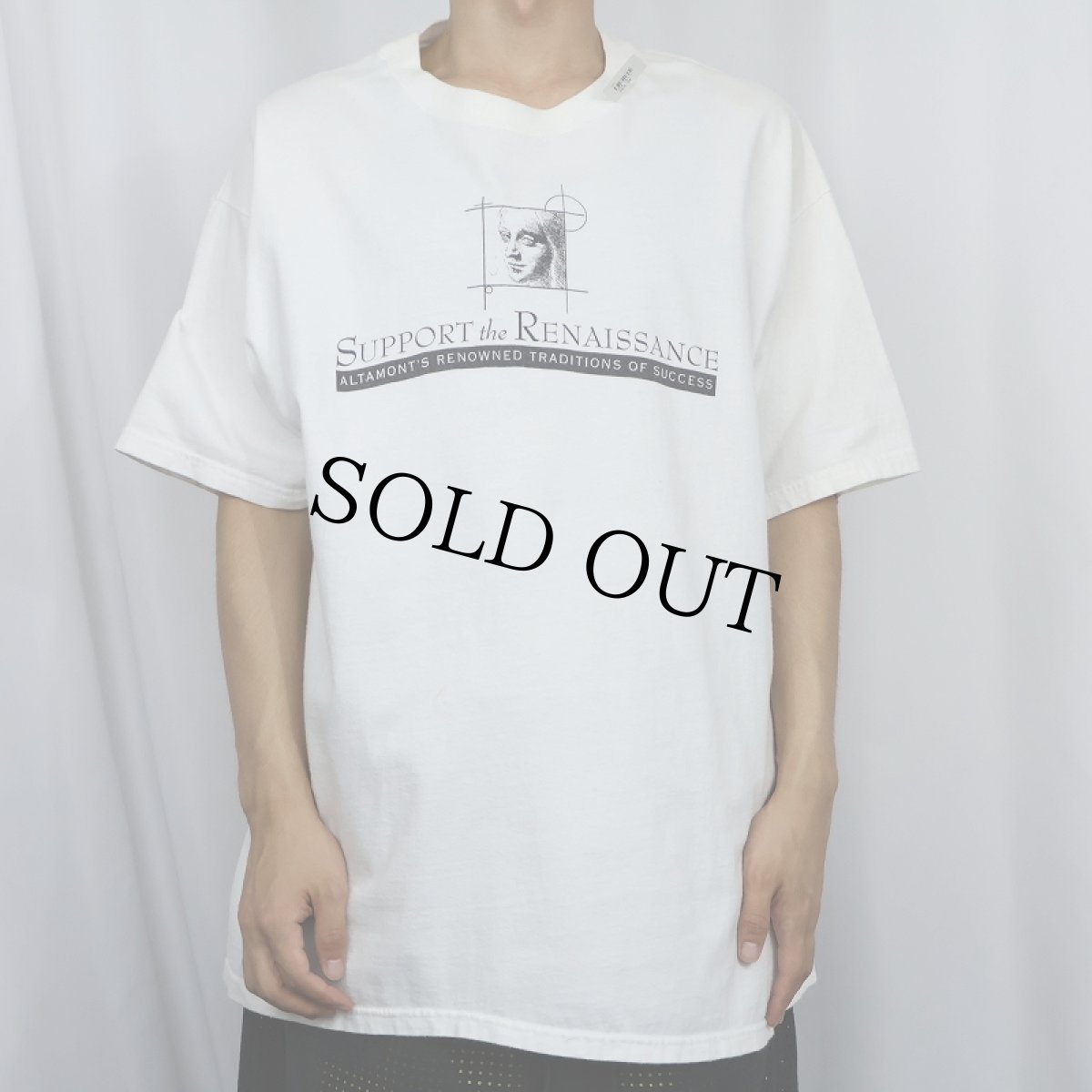 画像3: SUPPORT THE RENAISSANCE アートプリントTシャツ XL (3)